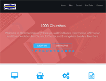 Tablet Screenshot of 1000churches.org